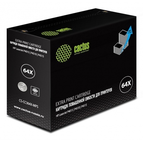 

Картридж лазерный Cactus CS-CC364X-MPS черный (30000стр.) для HP LJ P4015/P4515