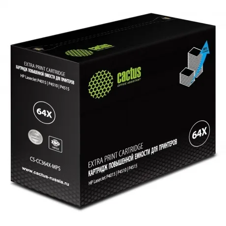Картридж лазерный Cactus CS-CC364X-MPS черный (30000стр.) для HP...