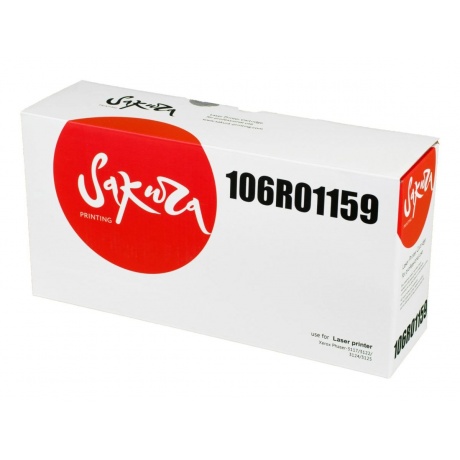 Картридж SAKURA 106R01159 для XEROX, черный, 3000 к. P3117/P3122/P3124/P3125 - фото 1