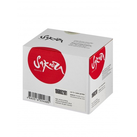 Картридж SAKURA 106R02181 для XEROX, черный, 1000 к. Phaser3010/Phaser3040/WC3045 - фото 5