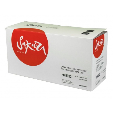 Картридж SAKURA 106R03621 для XEROX, черный, 8500 к. WC3335/WC3345 - фото 1