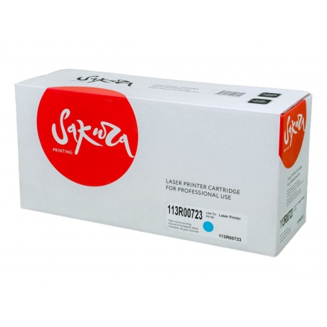 Картридж SAKURA 113R00723 для XEROX, черный, 6000 к. P6180 - фото 1