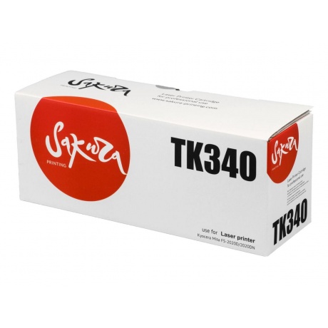 Картридж SAKURA TK340 для Kyocera Mita, черный, 12000 к. FS-2020D/FS-2020DN - фото 1