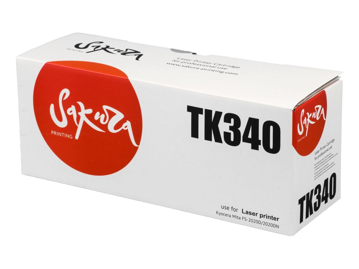 Картридж SAKURA TK340 для Kyocera Mita, черный, 12000 к. FS-2020D/FS-2020DN