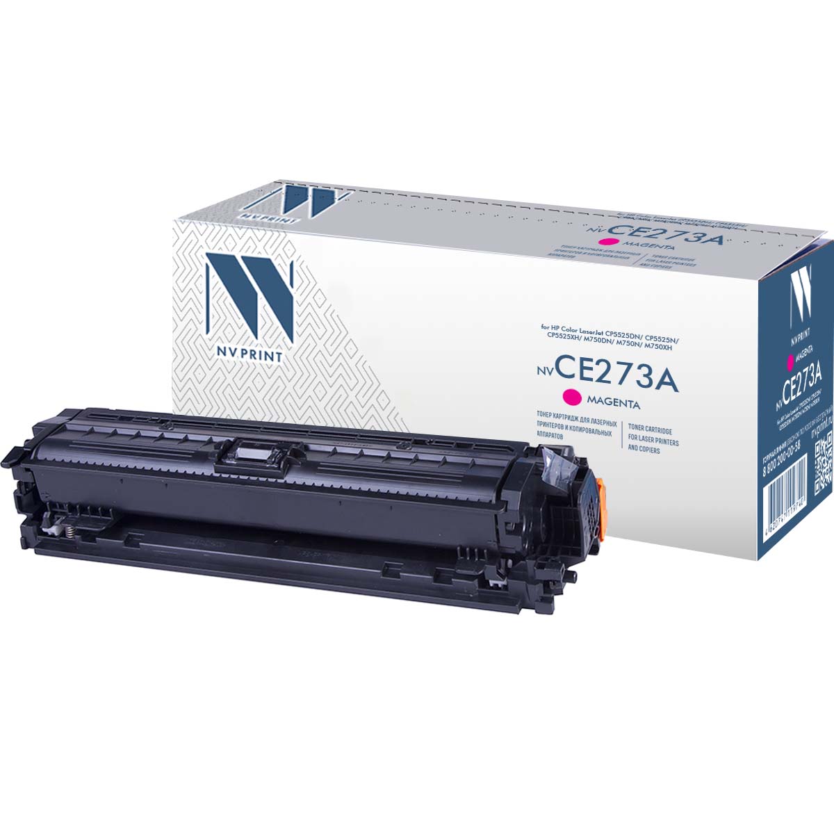 

Картридж NVP совместимый NV-CE273A Magenta для HP Color LaserJet CP5525dn/ CP5525n/ CP5525xh/ M750dn/ M750n/ M750xh (15000k)