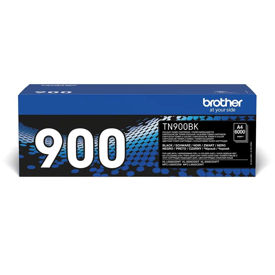 Тонер-картридж TN900BK для HL-L9200CDWT, MFC-L9550CDWT чёрный сверхвысокой ёмкости (6000 стр)