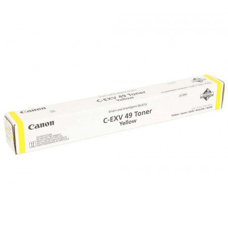 Тонер-туба оригинальная  Canon C-EXV49 Y (8527B002) для Canon ImageRUNNER ADVANCE C3320/3320i/3325i/3330i/3530i/3525i/3520i, желтый, 19000 стр. 8527B002
