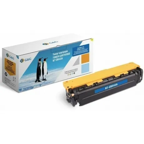 Картридж G&G HP CB542A/125A/Canon 716 желтый 1.4k с чипом