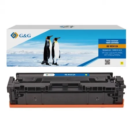 Картридж G&G HP W2412A/216A желтый 0,85K с чипом