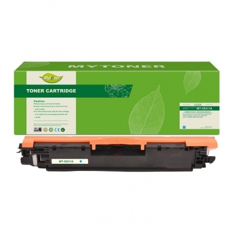 

Тонер-картридж MyToner HP CE311A/126A/Canon 729 синий 1k с чипом