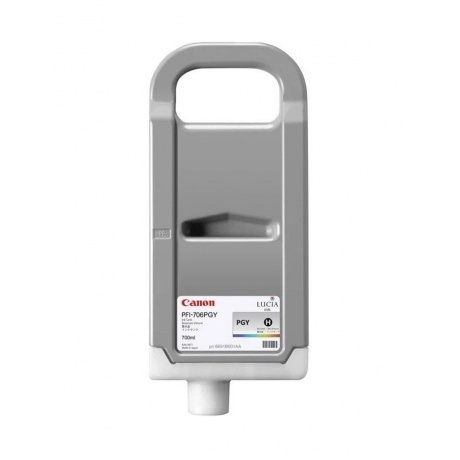 Картридж CANON PFI-706 PGY фото-серый - фото 1