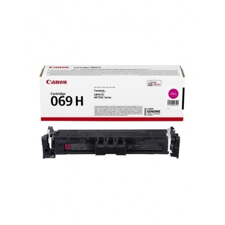 

Картридж лазерный Canon 069HM 5096C002/004 пурпурный (5500стр.) для Canon MF752Cdw/754Cdw, LBP673Cdw