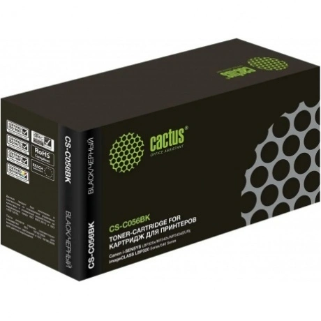 Картридж лазерный Cactus CS-C056BK 056BK черный (10000стр.) для ...