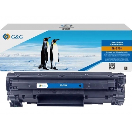 

Картридж лазерный G&G GG-C728 черный (2100стр.) для Canon i-Sensys MF4410/4420/4430/4450/4550D/4570/4580