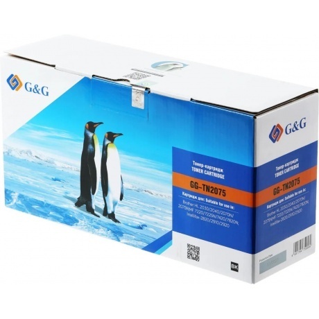 

Картридж лазерный G&G GG-TN2075 черный (2500стр.) для Brother DCP-7010, 7010R, 7020, 7025, 7025R, FAX-2820, 2825, 2825R, 2920, 2920R, HL-2030, 2030R, 2040, 2040R, 2070N, 2070, 2070NR, MFC-7225, 7225N, 7420, 7420R, 7820, 7820N, 7820NR, 7820R