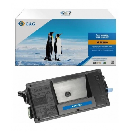 Картридж лазерный G&amp;G GG-TK3190 черный (25000стр.) для Kyocera ECOSYS P3055dn/P3060dn - фото 1