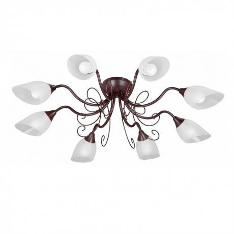 Люстра V1472-7/8PL, 8хЕ14 макс. 40Вт, плафон ПП