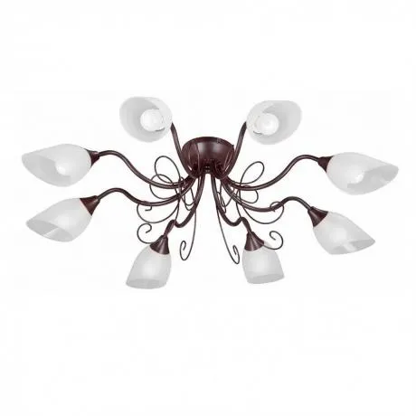 Люстра V1472-7/8PL, 8хЕ14 макс. 40Вт, плафон ПП