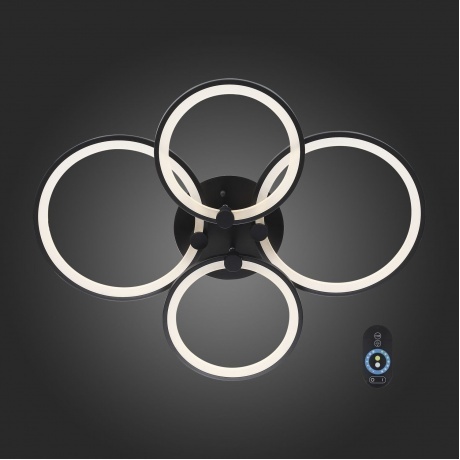 Люстра потолочная ST-LUCE SL867.402.04 Черный - фото 15