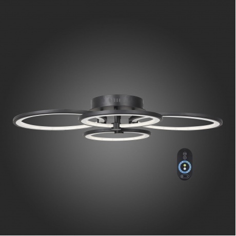 Люстра потолочная ST-LUCE SL867.402.04 Черный - фото 3