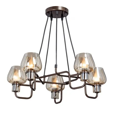 Люстра Vitaluce V4833-7/5S, 5хЕ14 макс. 40Вт 