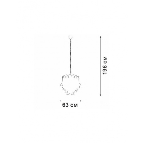 Люстра Vitaluce V5860-8/10, 10xE14 макс. 40Вт - фото 4