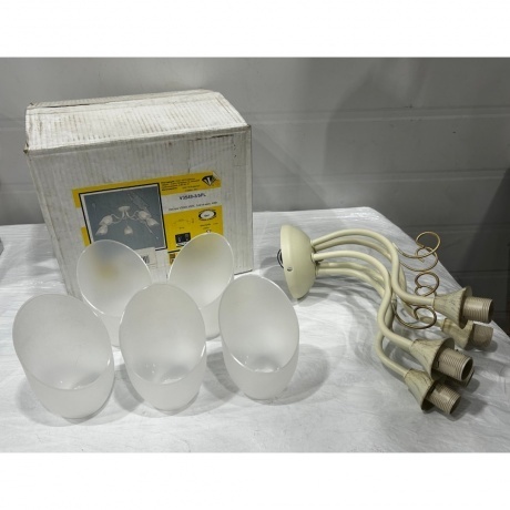 Люстра VITALUCE V3548-3/5PL хорошее состояние - фото 5