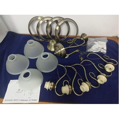 Люстра Arte lamp A6276LM-5AB хорошее состояние - фото 4