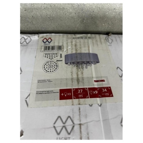 Люстра MW-Light Жаклин 465015709 хорошее состояние - фото 3