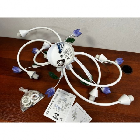 Люстра Vitaluce V1467-0/6PL хорошее состояние - фото 8