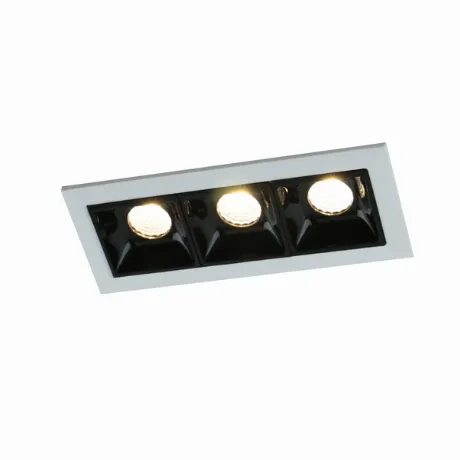 Встраиваемый светильник  Arte lamp Grill A3153PL-3BK