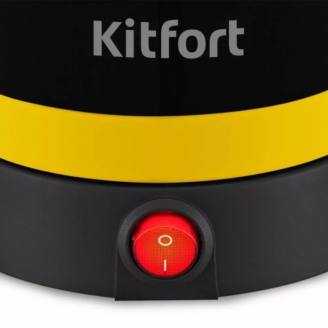Электрическая турка Kitfort КТ-7183-3 черно-желтый - фото 3