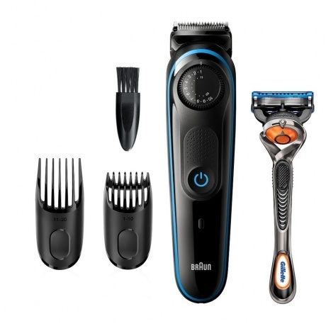 Триммер для бороды Braun BT3240 + бритва Gillette - фото 2