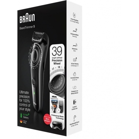 Триммер для бороды Braun BT5242 + Бритва Gillette - фото 2