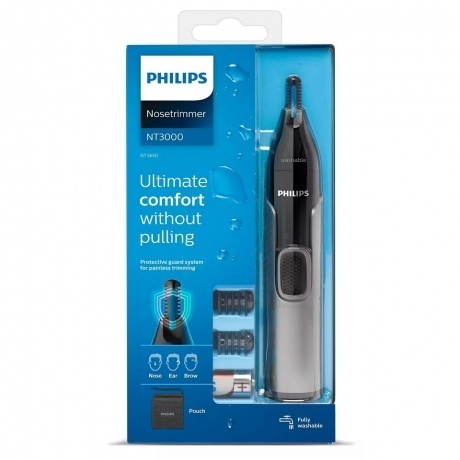 Триммер для носа и ушей Philips NT3650/16 Series 3000 - фото 4