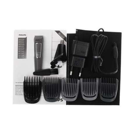 Триммер для стрижки волос и бороды Philips MG3720/15 Series 3000 "7 в 1" - фото 8