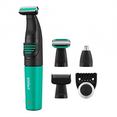 Триммер 3 в 1 Kitfort КТ-3139-2 черно-зеленый