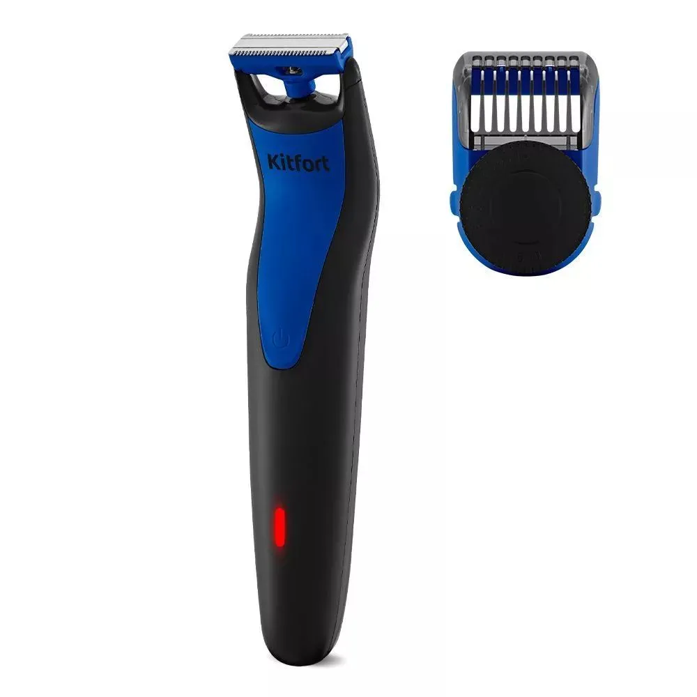 Триммер Kitfort КТ-3124-3 черно-синий - фото 1