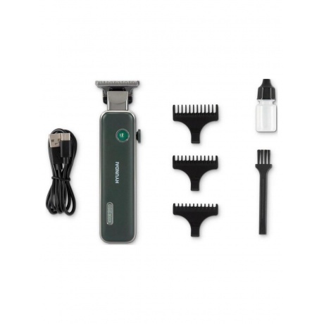 Триммер Hyundai H-HT6070 зеленый (насадок в компл:3шт) - фото 7