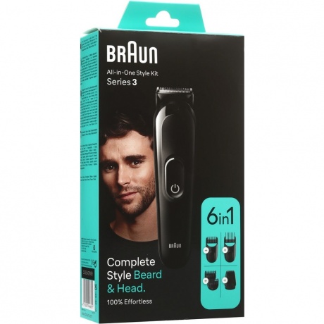 Триммер для стрижки волос и бороды Braun MGK3410 - фото 10