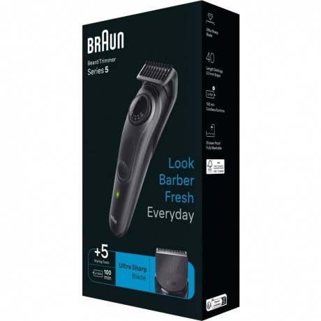 Триммер для бороды Braun BT5430 - фото 4