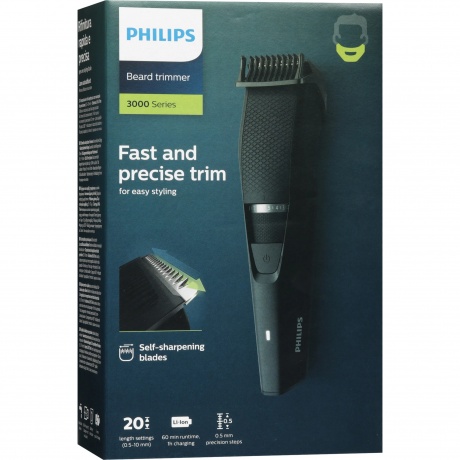 Триммер для бороды Philips BT3234/15 Series 3000 - фото 9
