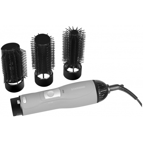 Фен-щетка Starwind SHB 6050 800Вт серый - фото 3