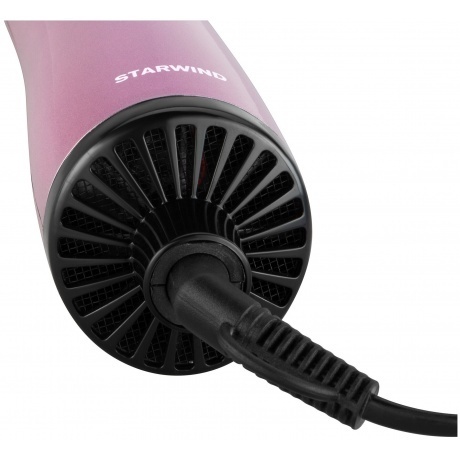 Фен-щетка Starwind SHB 7070 1000Вт фиолетовый - фото 8