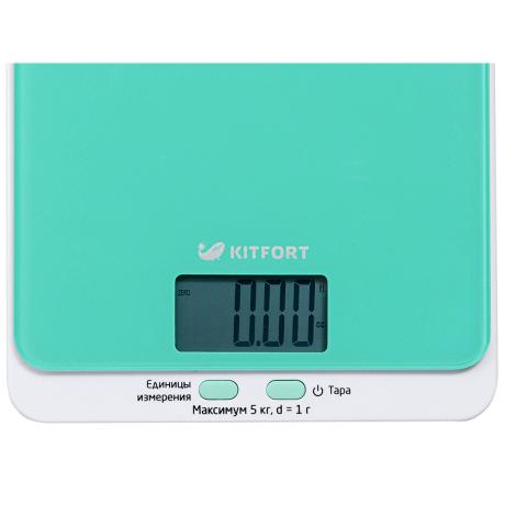 Весы кухонные Kitfort KT-803-1 зеленые - фото 3