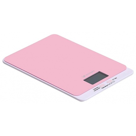 Кухонные весы Kitfort КТ-803-2 розовые - фото 2