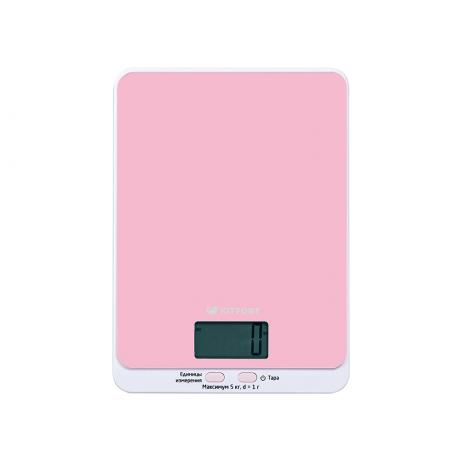 Весы кухонные Kitfort KT-803-2 розовые - фото 2