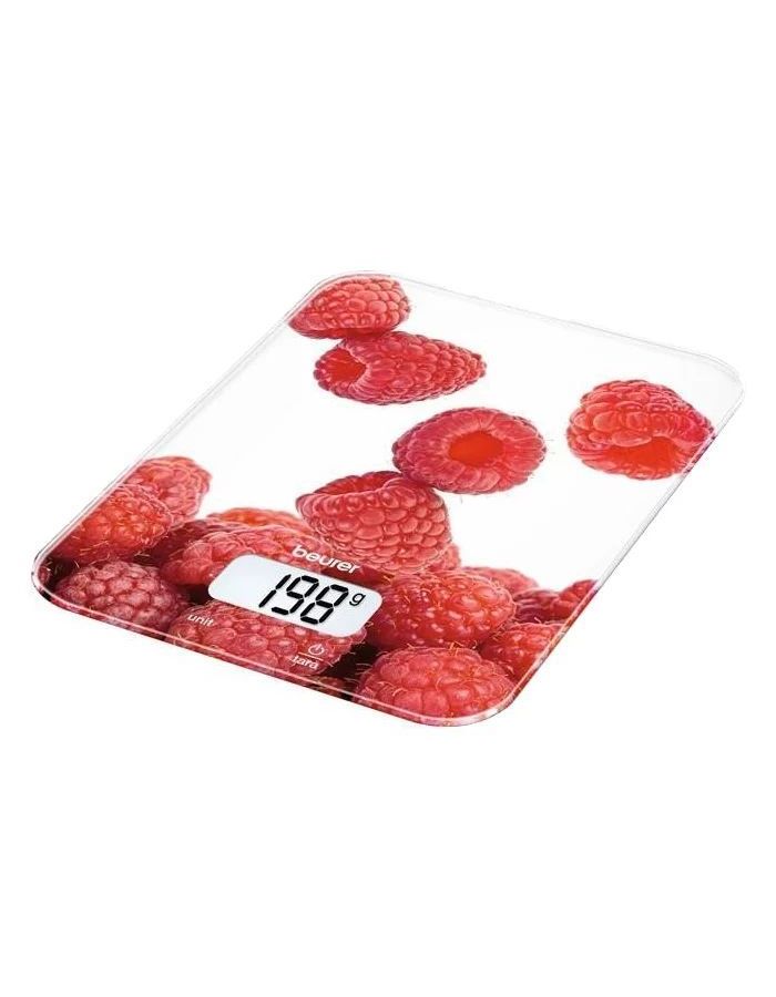 Весы кухонные электронные Beurer KS19 berry макс.вес:5кг рисунок насадка для приборов beurer fc65 fc96 для лица 605 08