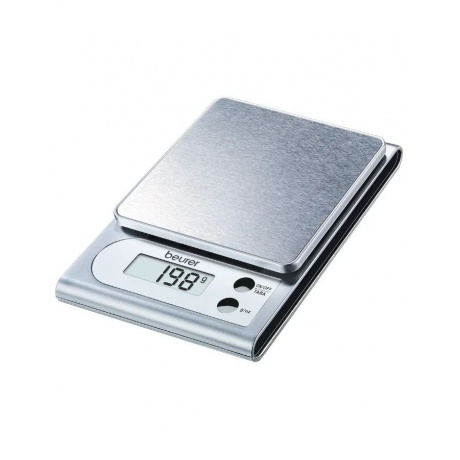 Весы кухонные электронные Beurer KS22 макс.вес:3кг серебристый - фото 1