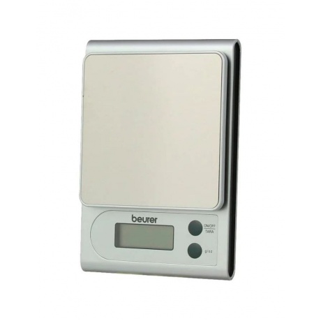 Весы кухонные электронные Beurer KS22 макс.вес:3кг серебристый - фото 2